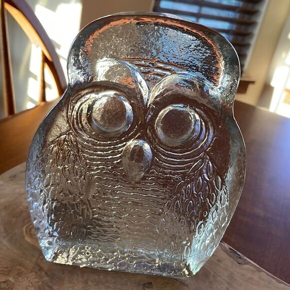 Blenko Glass Owl - Picture 1 of 7